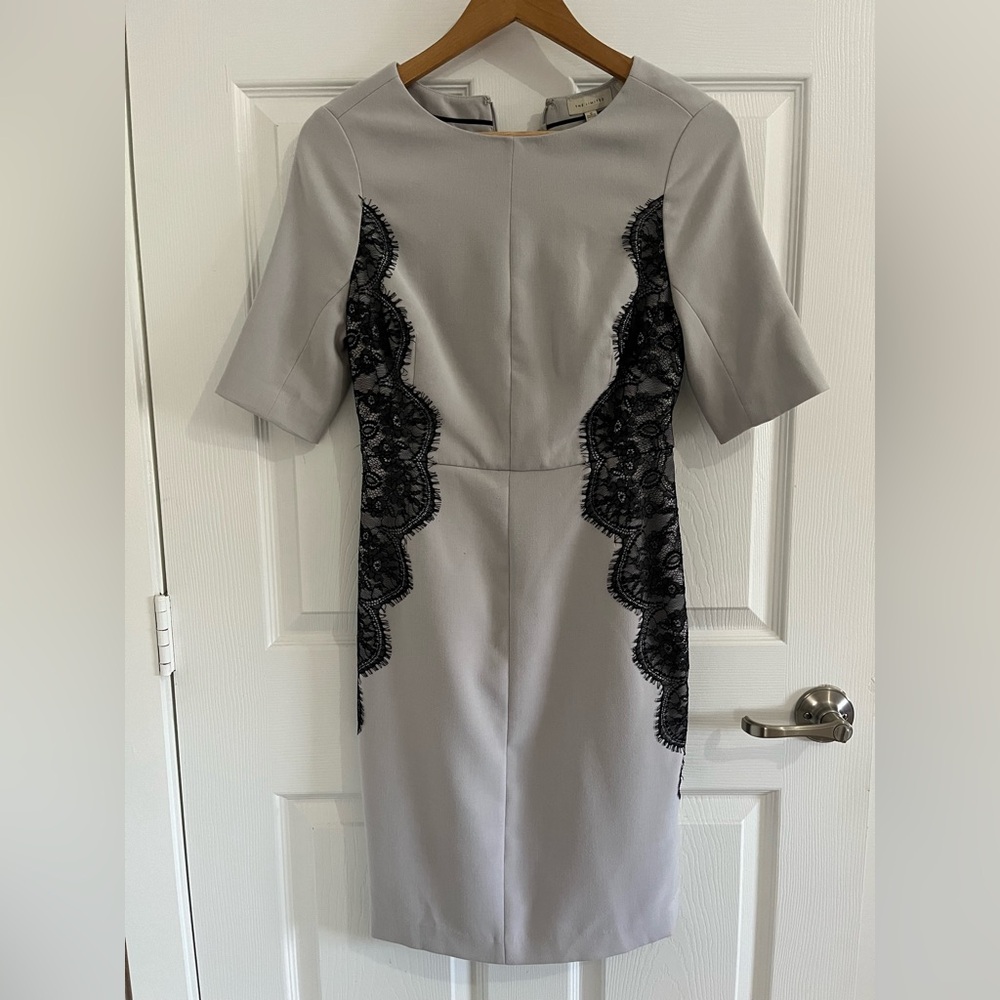 Lightly-worn The Limited Scandal Collection Gray Dress. Size 0.